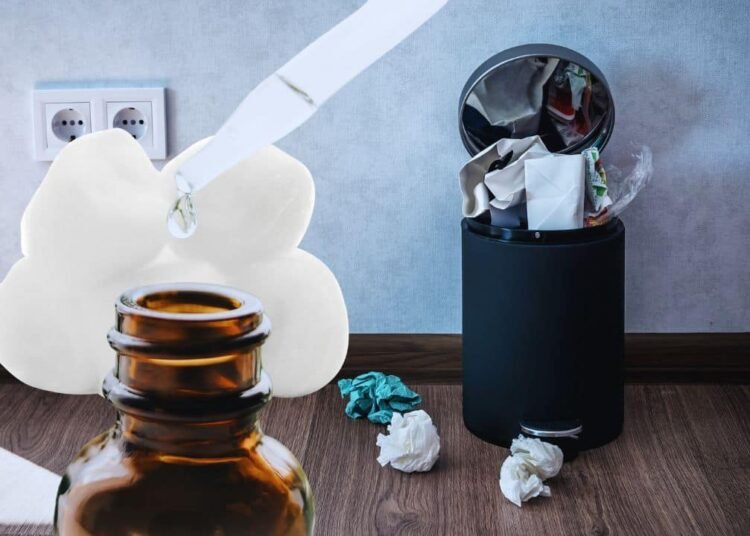 7 Steps to Get Rid of Trash Can Odors with This Cotton Ball Trick