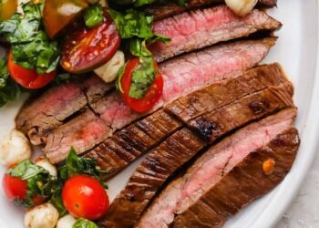 Seared Balsamic Steak Caprese – Match Foodie Finds