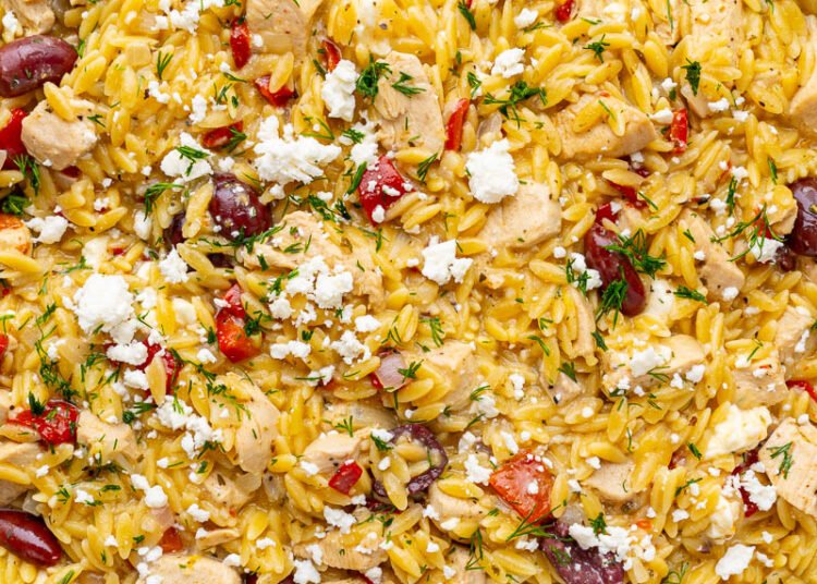Greek Rooster Orzo – Closet Cooking