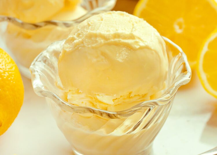 Lemon Frozen Yogurt Recipe – Simply 4 Substances!