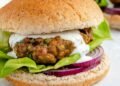 Moroccan-Spiced Turkey Burgers with Feta Sauce