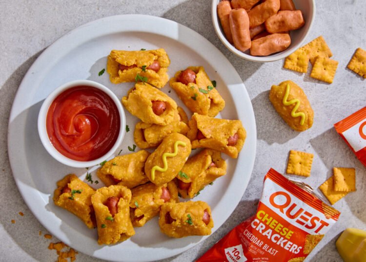 Quest Cheese Crackers Pig in a Blanket Recipe