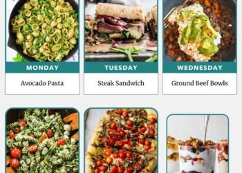 Weekly Meal Plan 6.1.25 – WellPlated.com