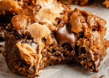 Ooey-Gooey Tahini S’mores Bars