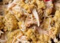 CHICKEN AND STUFFING – The Southern Woman Cooks