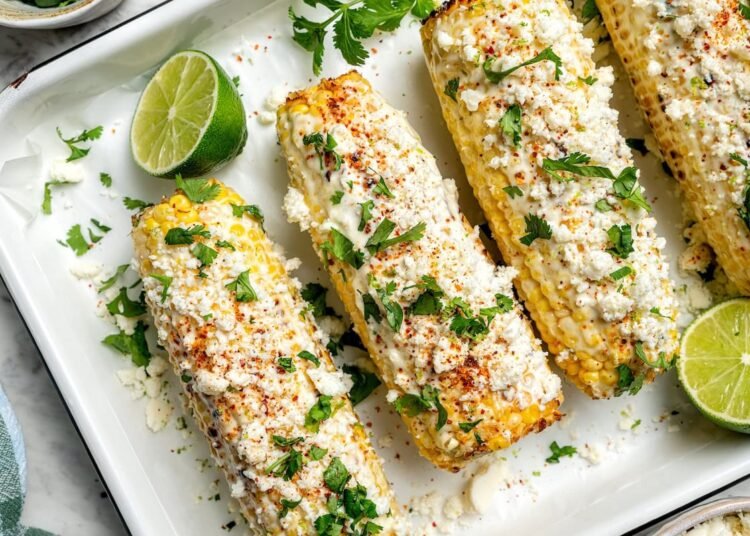Mexican Road Corn Recipe (Grilled Elote)