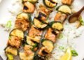 Miso Salmon Skewers (Grilled or Broiled)