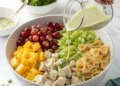 Mango Hen Pasta Salad with Citrus Basil Dressing