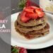 Strawberry Vanilla Protein Pancakes (no eggs)