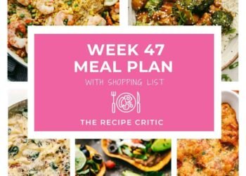 Weekly Meal Plan #47 | The Recipe Critic