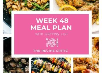Weekly Meal Plan #48 | The Recipe Critic