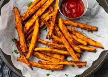 Air Fryer Candy Potato Fries