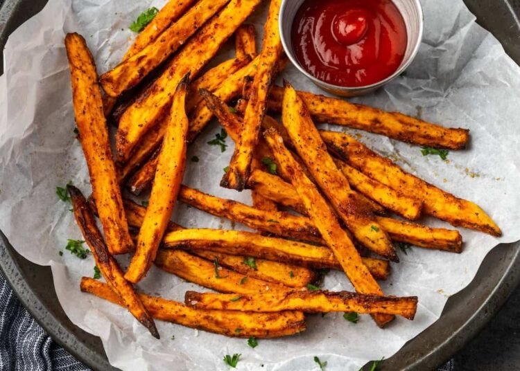 Air Fryer Candy Potato Fries