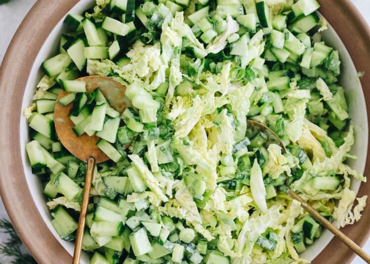 Inexperienced Goddess Salad – The Wholesome Maven