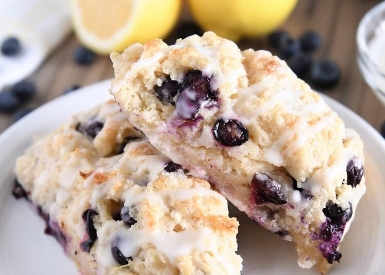 Wonderful Lemon Blueberry Scones – Mel’s Kitchen Cafe