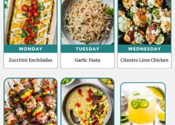 Weekly Meal Plan 7.20.25 – WellPlated.com