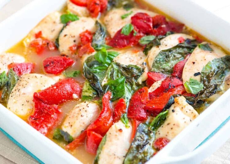 Roasted Pink Pepper Hen Bake Recipe