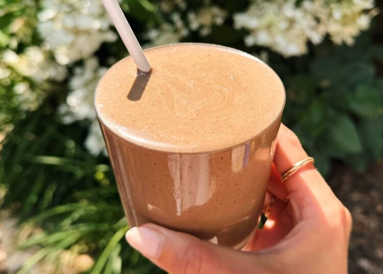 Chocolate Cherry Smoothie Recipe – Pinch of Yum