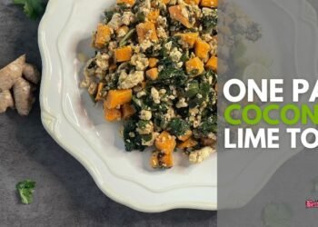 One Pan Coconut Lime Tofu