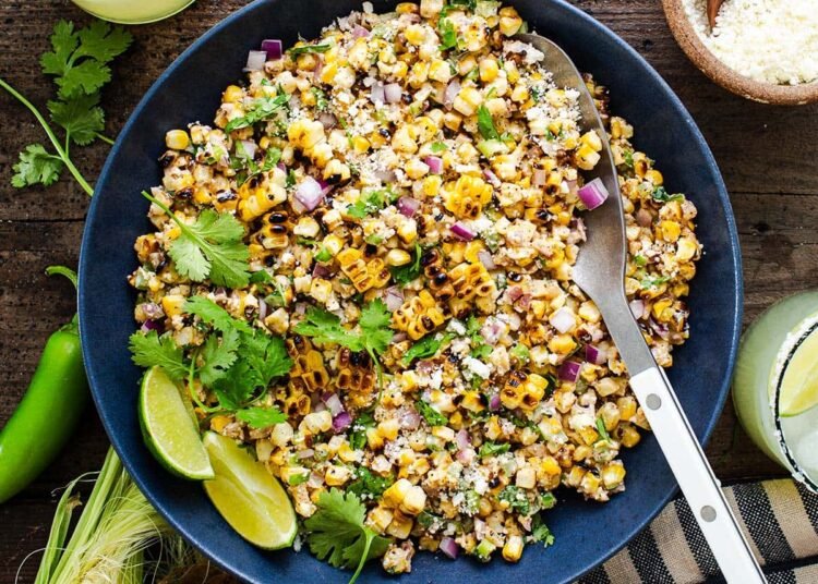 Esquites (Mexican Road Corn Salad)