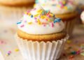 Gluten Free Vanilla Cupcakes – Tender, Fluffy, Mild
