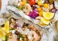 Shrimp Foil Packets | Greek Fashion for Fast Summer time Meals