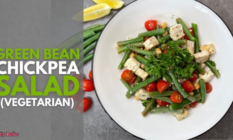 Inexperienced Bean Chickpea Salad (vegetarian)