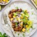 Grilled Jerk Hen with Mango Avocado Salsa