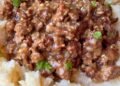 GROUND BEEF AND GRAVY – The Southern Woman Cooks