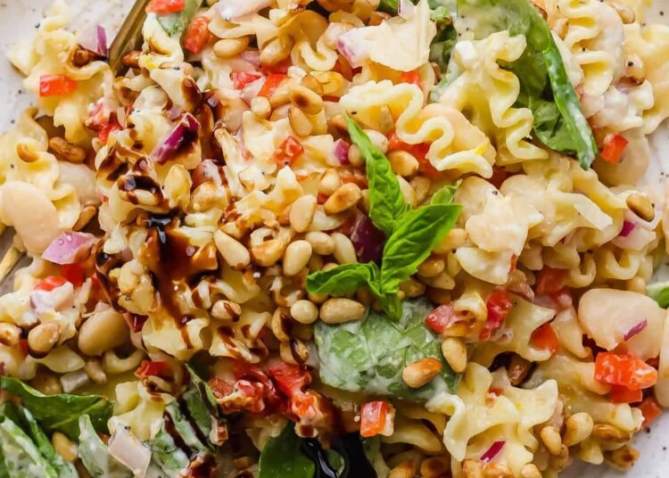Creamy Cottage Cheese Pasta Salad