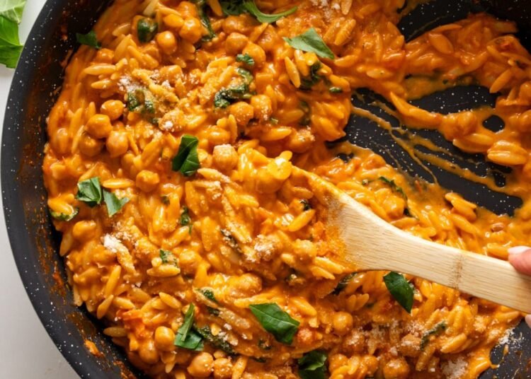 Marry Me Chickpeas and Orzo Recipe