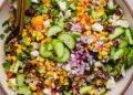 Easy Mediterranean Corn Salad – Match Foodie Finds