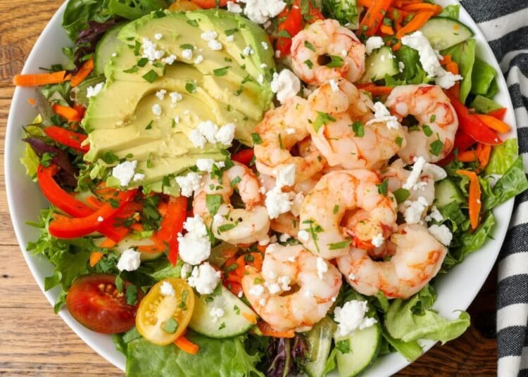 Shrimp Avocado Salad – Barefeet within the Kitchen