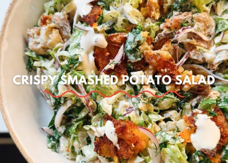Crispy Smashed Potato Salad Recipe