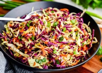 Spicy Sesame Coleslaw