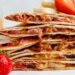 Peanut Butter Strawberry Banana Quesadilla