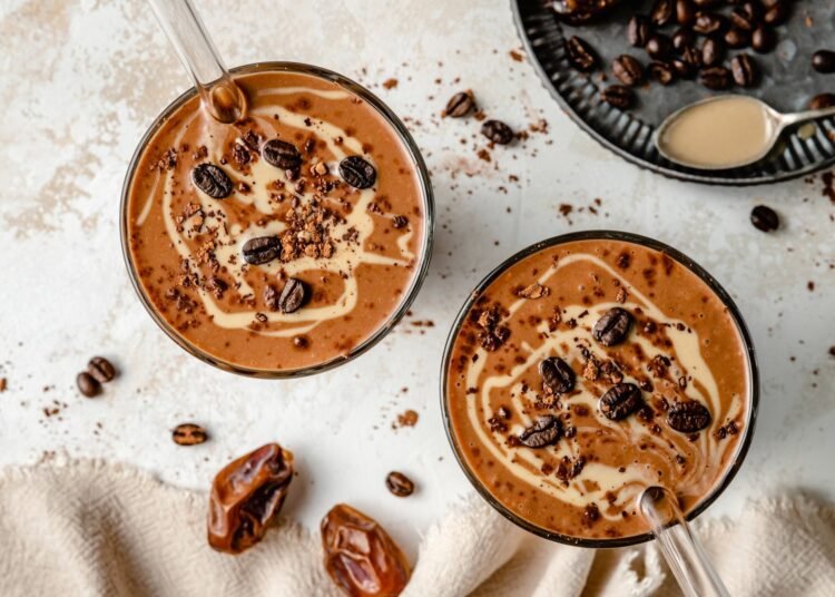 Tahini Chocolate Espresso Date Shake