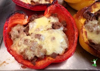 Spicy Stuffed Bell Peppers | Wholesome House Economist