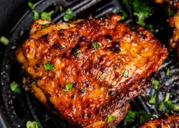 Crispy Air Fryer Hen Thighs