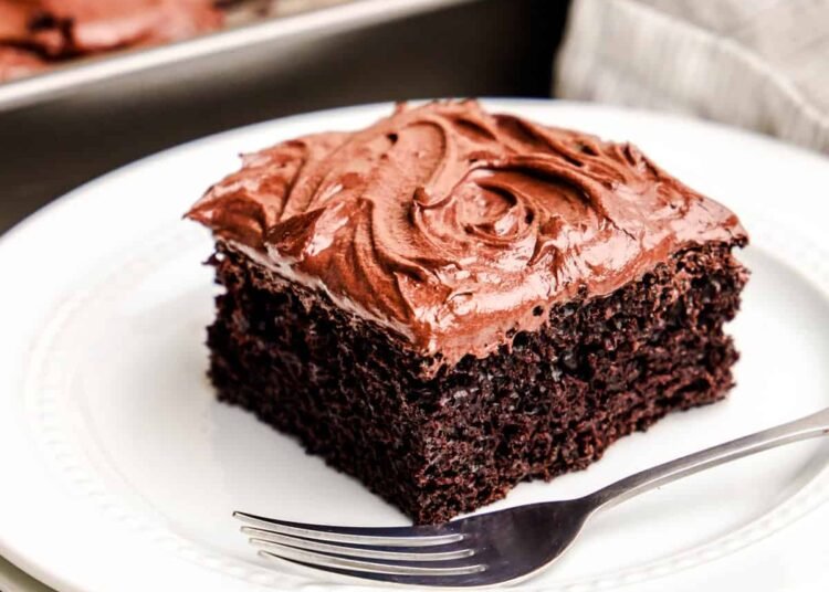Simple Chocolate Cake (9×13 Pan)