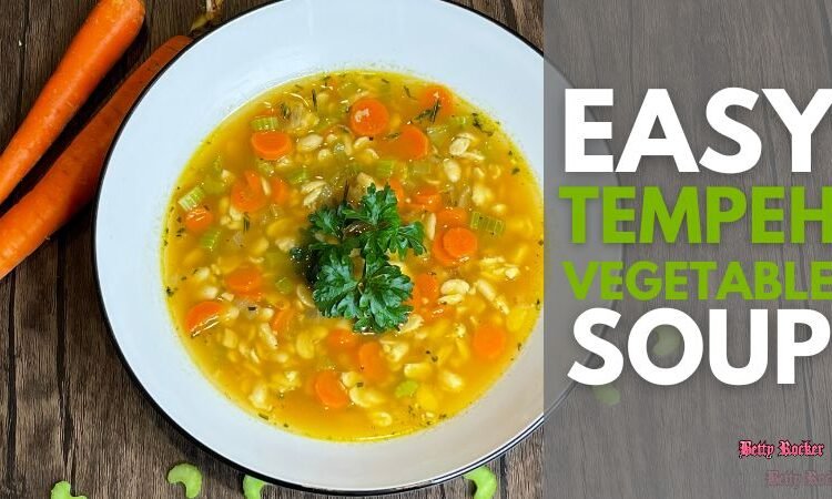 Straightforward Tempeh Vegetable Soup