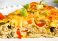 Summer time Backyard Crustless Zucchini Pie