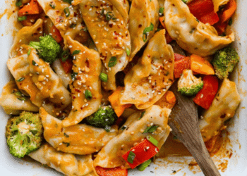 Fast Asian Dumpling Casserole Recipe