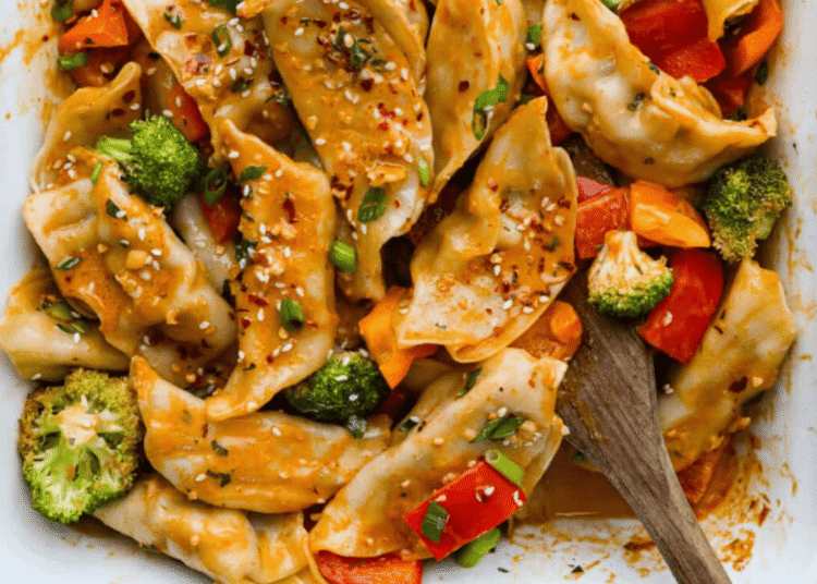 Fast Asian Dumpling Casserole Recipe