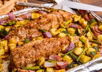 Sheet Pan Pork Tenderloin and Veggies