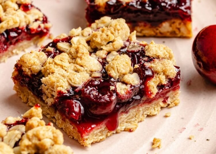 Cherry Pie Bars (vegan & gluten-free!)
