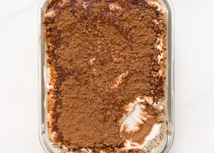 Tiramisu Chia Pudding Recipe – Protein Packed + So Creamy!