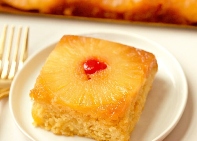 Vegan Pineapple Upside Down Cake
