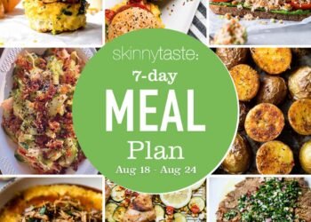 Free 7 Day Wholesome Meal Plan (August 18-24)