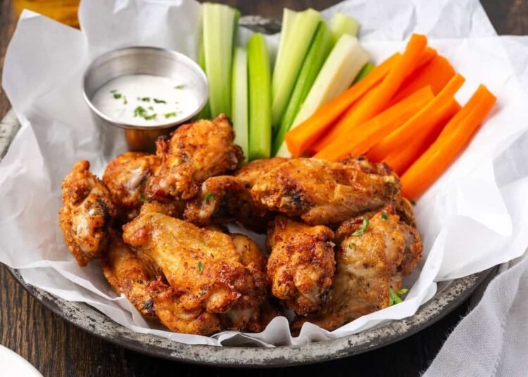 Air Fryer Hen Wings (Crispiest Ever!)